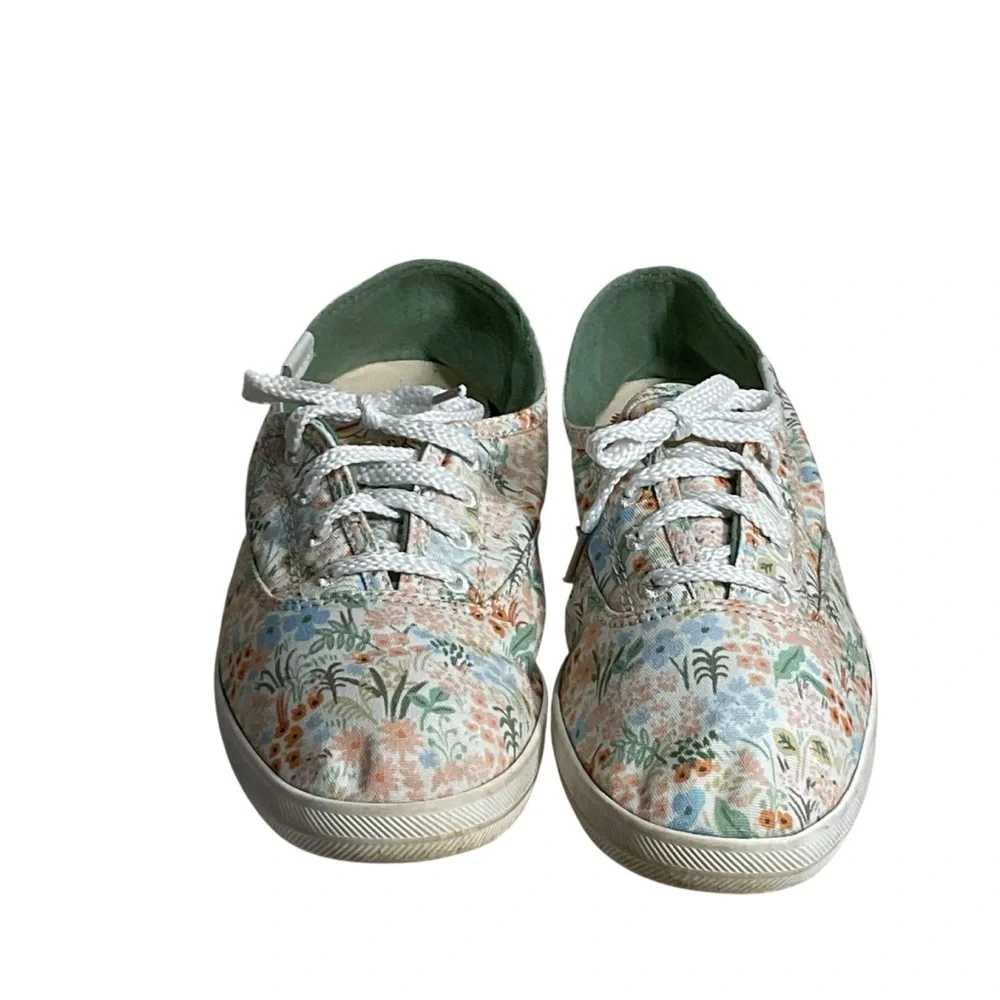 Keds Rifle Paper Co floral print tennis shoes size 7.5